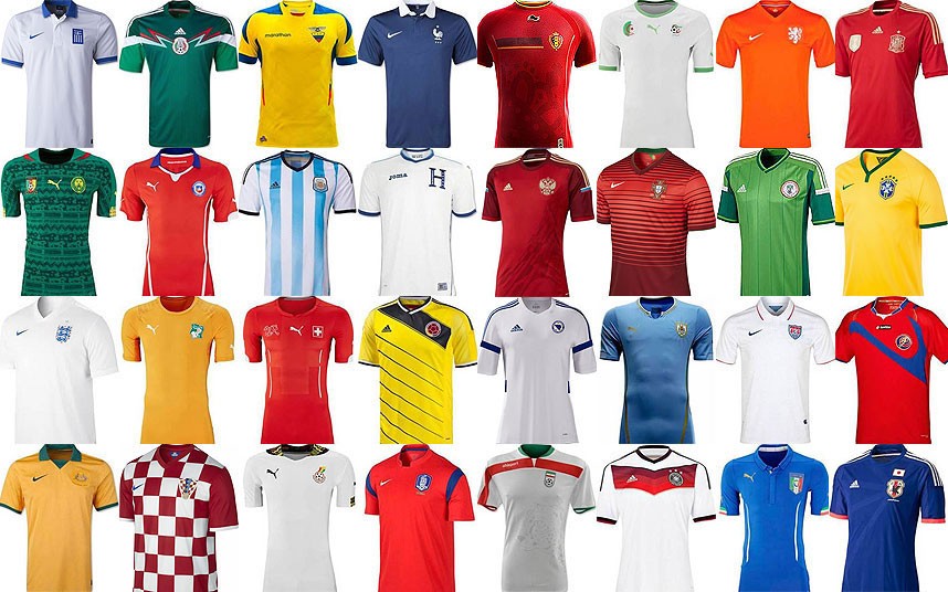 2014 world cup jerseys